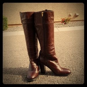 Knee High Leather Boots
